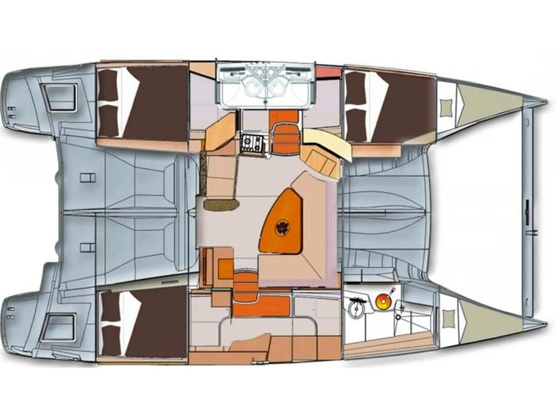 Book yachts online - catamaran - Lipari 41 - ONEIDA - rent