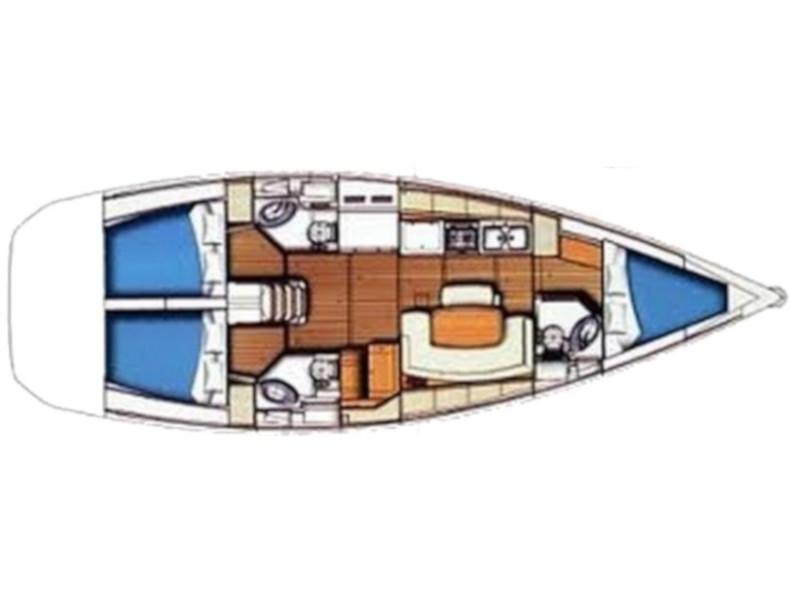 Book yachts online - sailboat - Cyclades 43.3 - Tecno Sail - rent