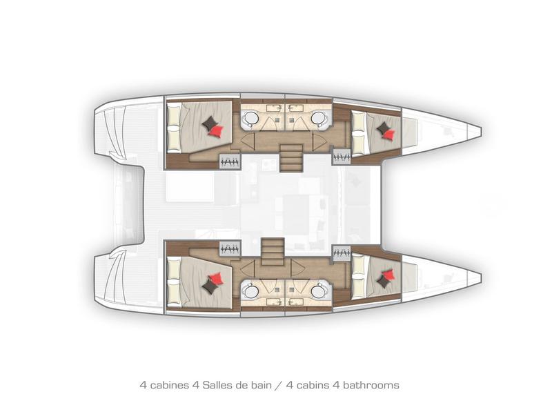 Book yachts online - catamaran - Lagoon 40 - L-40 Cat - rent