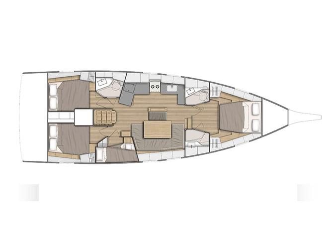 Book yachts online - sailboat - Oceanis 46.1 First Line - NAIMA (first line, generator, air condition, full teak deck) - rent