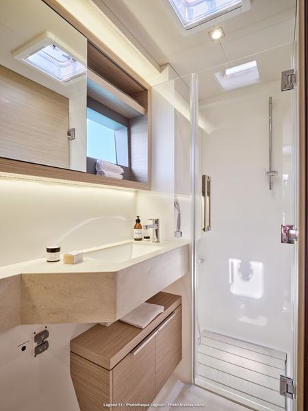 Book yachts online - catamaran - Lagoon 51 - JEWEL (Charter rate includes VAT, Skipper Fee, Generator, Air-condition, Watermaker, Icemaker, Dishwasher, 2 SUP, Tubes, Kids Water-ski, Sea scooter, Electric BBQ) *Skippered only* - rent