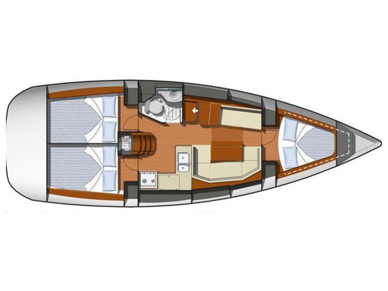 Book yachts online - sailboat - Sun Odyssey 36i - CATRINA - rent