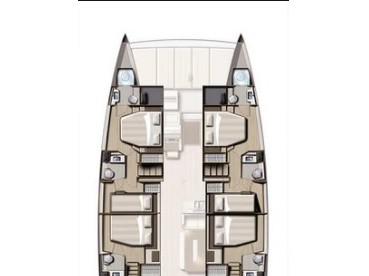 Book yachts online - catamaran - Bali 4.8 - Morganite - rent