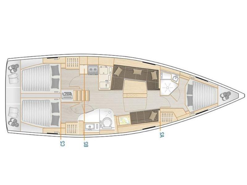 Book yachts online - sailboat - Hanse 418 - Pasithea - rent