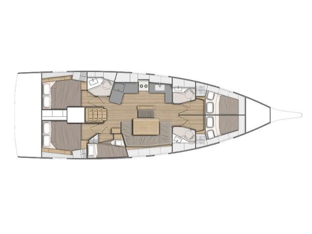 Book yachts online - sailboat - Oceanis 46.1 - ARYA - rent