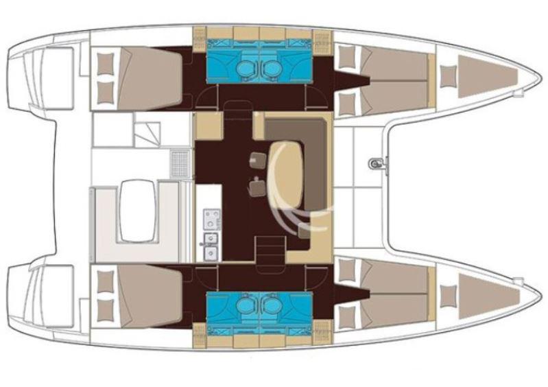 Book yachts online - catamaran - Lagoon 400 S2 - Orion VIII - rent