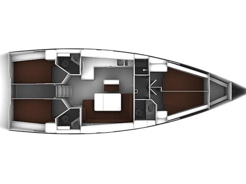 Book yachts online - sailboat - Bavaria 46 Cruiser - Krizia - rent