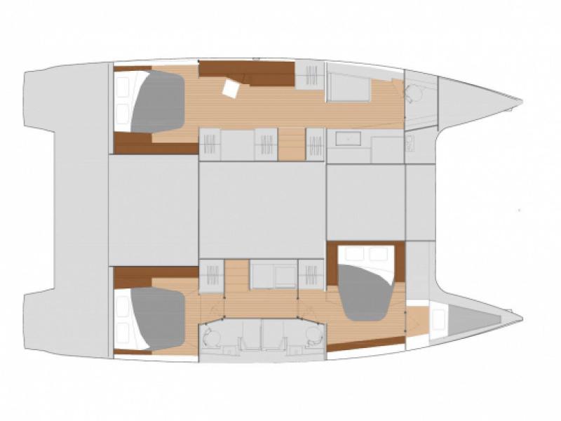 Book yachts online - catamaran - Saona 47 - Nocrala - rent