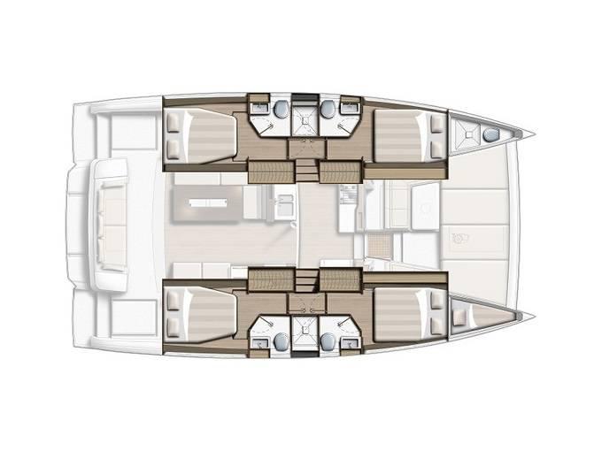 Book yachts online - catamaran - Bali 4.2 - SR IX - rent
