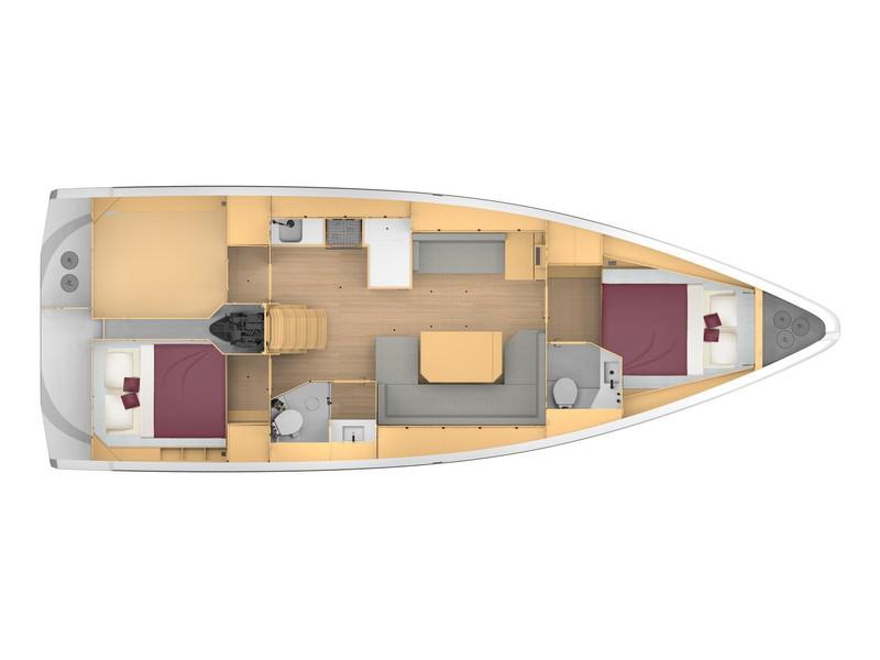 Book yachts online - sailboat - Bavaria C42 - SR VII - rent