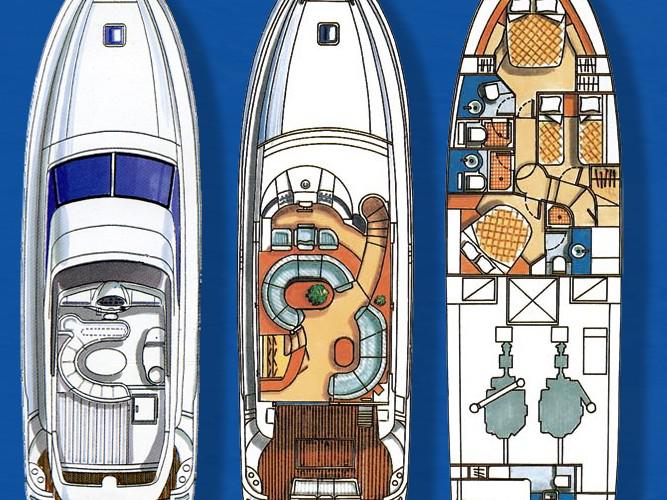 Book yachts online - motorboat - Azimut 58 - Poseidon - rent