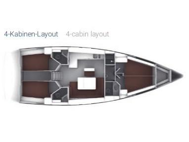 Book yachts online - sailboat - Bavaria Cruiser 46 - Batukaan - rent