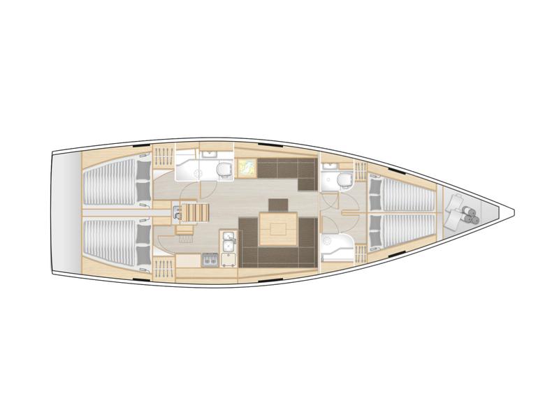 Book yachts online - sailboat - Hanse 458 - Infinity of Nature - rent