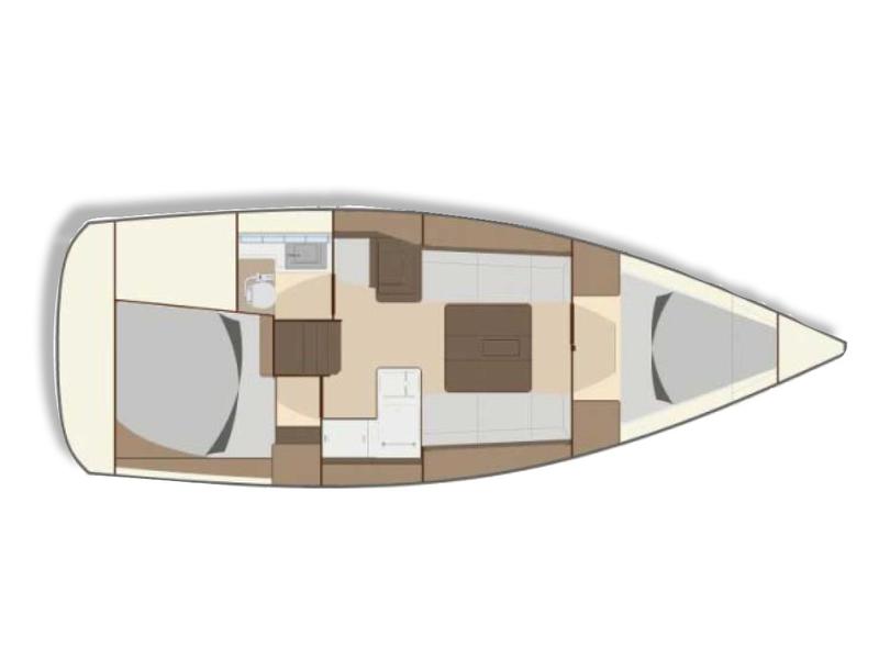 Book yachts online - sailboat - Dufour 335 Grand Large - Vittoria - rent