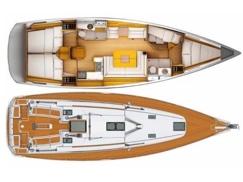 Book yachts online - sailboat - Sun Odyssey 439 Performance - Moonlight - rent