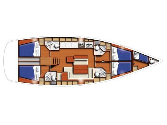 Book yachts online - sailboat - Beneteau Oceanis 50 - Calypso II - rent