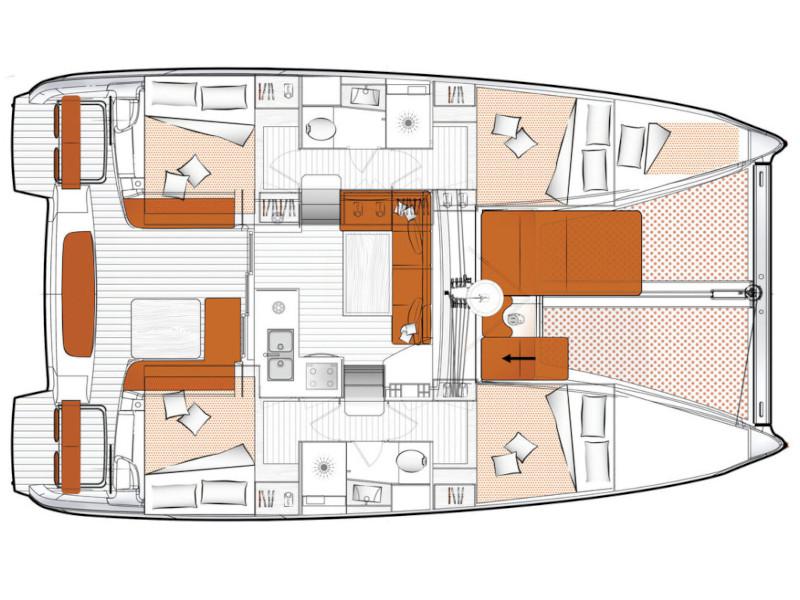Book yachts online - catamaran - Excess 11 - OLOKUM IBIZA CREWED - rent