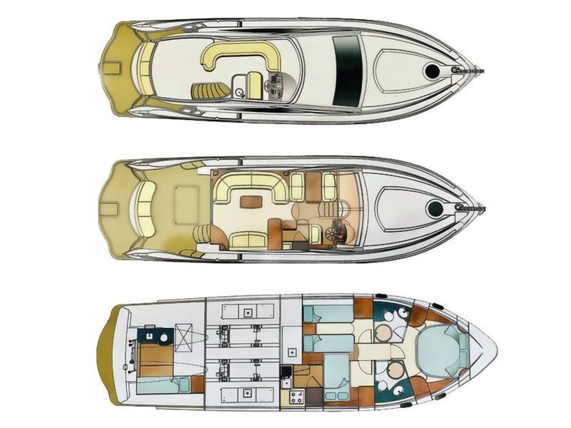 Book yachts online - motorboat - Majesty 50 - Estia Two - rent