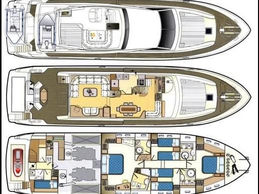 Book yachts online - motorboat - Ferretti 72 - Tommy K - rent