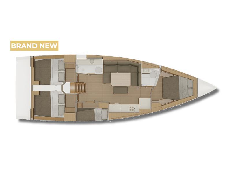 Book yachts online - sailboat - Dufour 430 Grand Large - Largo - rent