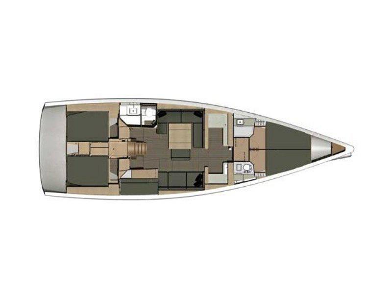 Book yachts online - sailboat - Dufour 512 Grand Large - Staccato - rent