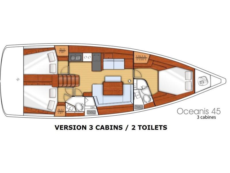 Book yachts online - sailboat - Oceanis 45/3 - Callidora - rent