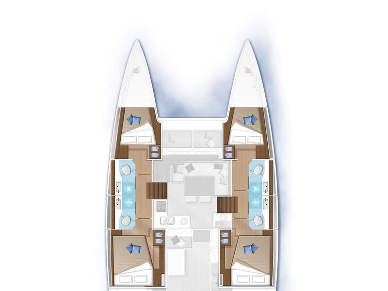 Book yachts online - catamaran - Lagoon 40 - Bubi - rent