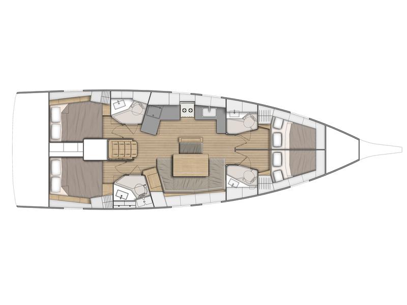 Book yachts online - sailboat - Oceanis 46.1 - Just Dream - rent