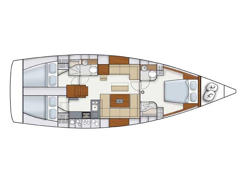 Book yachts online - sailboat - Hanse 445 - Fox - rent