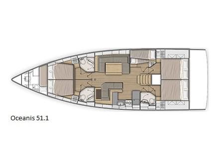 Book yachts online - sailboat - Oceanis 51.1 - Famiglia - rent
