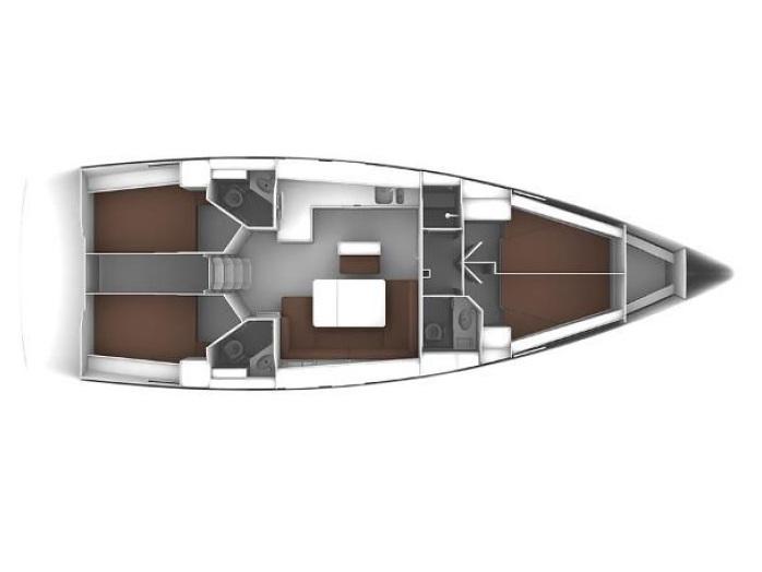 Book yachts online - sailboat - Bavaria Cruiser 46 - Altair - rent