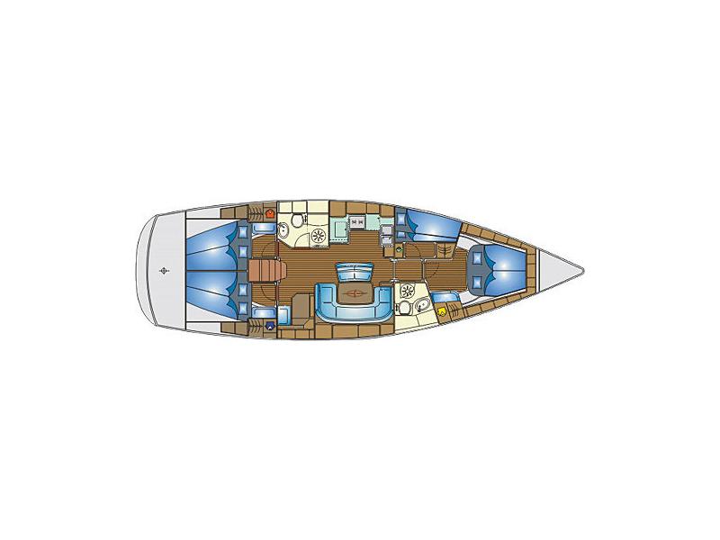 Book yachts online - sailboat - Bavaria 46 Cruiser - Aegle - rent
