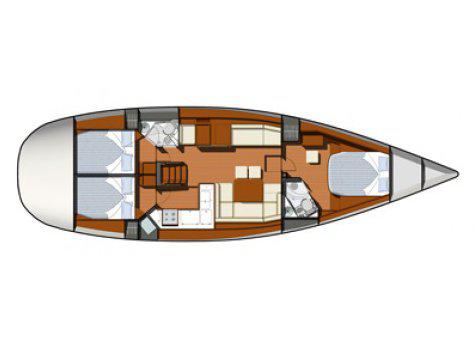Book yachts online - sailboat - Sun Odyssey 50DS - DENIZHAN - rent