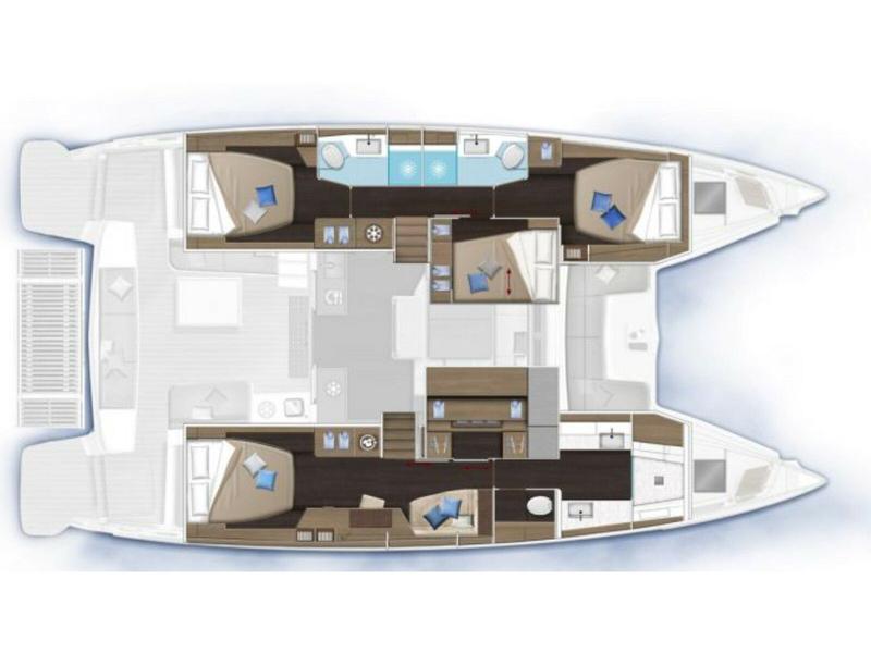 Book yachts online - catamaran - Lagoon 51 - Nordvær - rent