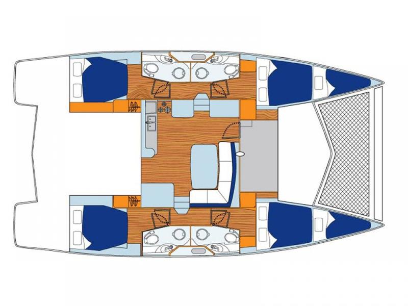 Book yachts online - catamaran - Leopard 444 - Portals Vells - rent