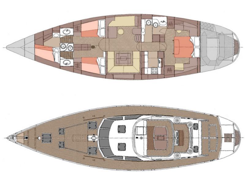 Book yachts online - sailboat - North Wind 62 - Ithaki - rent