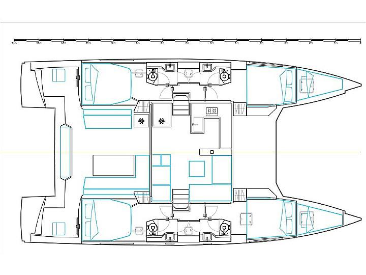 Book yachts online - catamaran - Nautitech 46 Open - Open Sea - rent