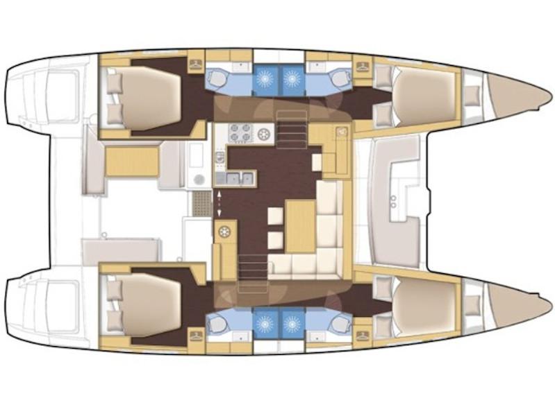 Book yachts online - catamaran - Helia 44 - HELIOS - rent