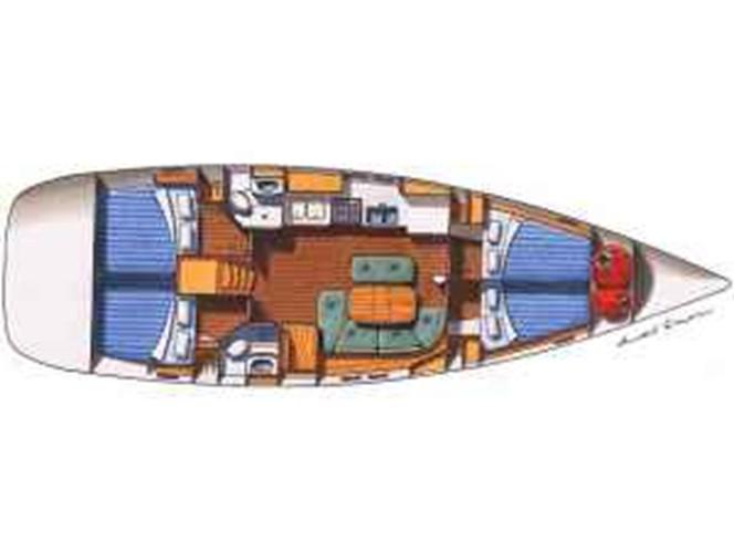 Book yachts online - sailboat - Beneteau 473 - Bella 2 - rent