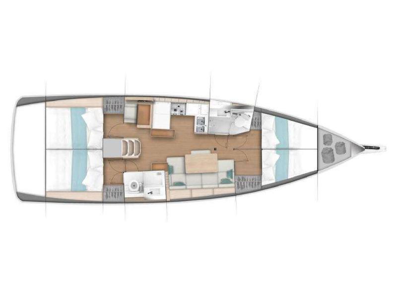 Book yachts online - sailboat - Sun Odyssey 440 - Marilyn - rent