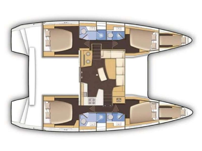 Book yachts online - catamaran - Lagoon 42 - All Five - rent
