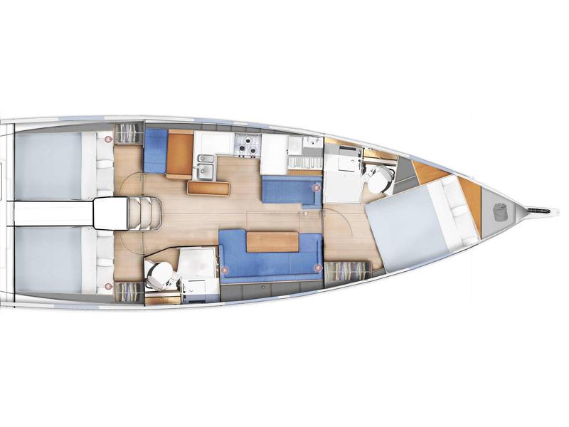 Book yachts online - sailboat - Sun Odyssey 410 - Camilleri - rent