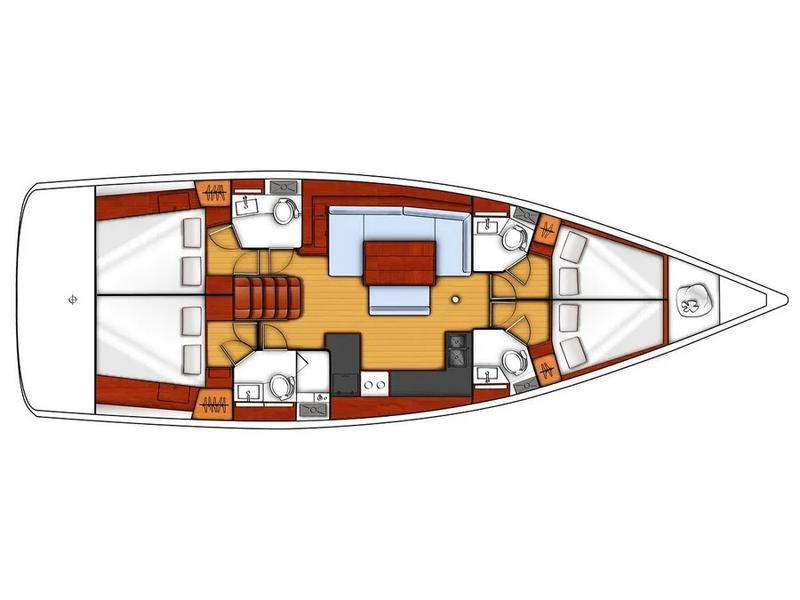 Book yachts online - sailboat - Oceanis 48 - Cayetana - rent