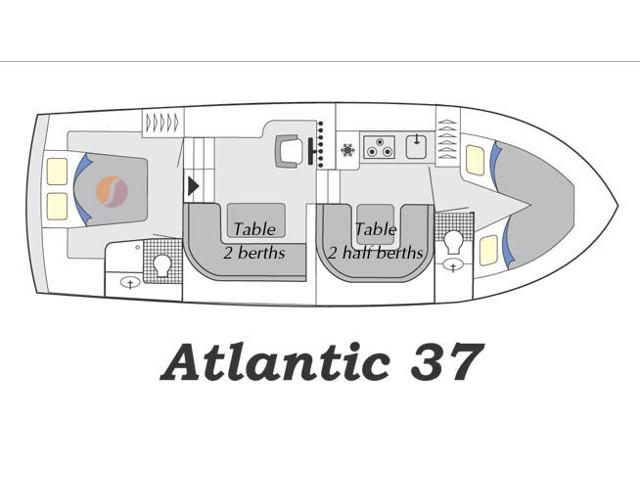 Book yachts online - motorboat - Atlantic 37 - Anita - rent