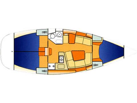 Book yachts online - sailboat - Sun Odyssey 37 - ALTIUS ( Sails 2017: - rent