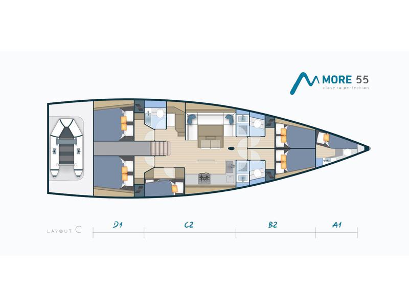 Book yachts online - sailboat - More 55 - MORE AMORE - rent