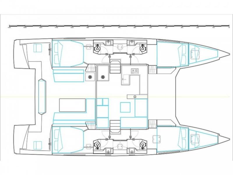 Book yachts online - catamaran - Nautitech 46 Fly - Sardinia II - rent