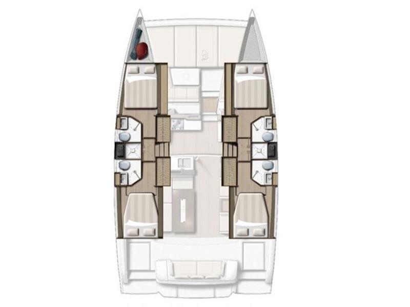 Book yachts online - catamaran - Bali 4.2 - KOS 42.2 - rent