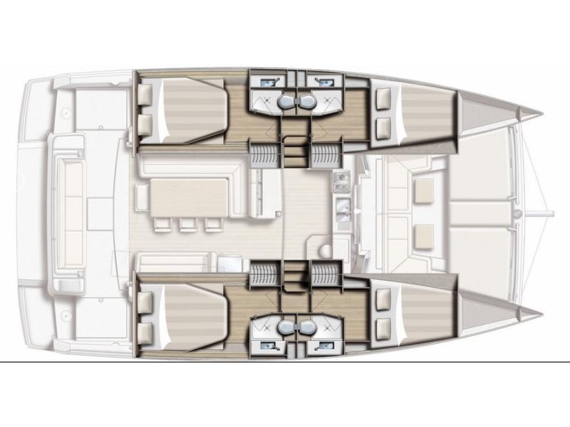 Book yachts online - catamaran - Bali 4.1 - KOS 41.12 - rent