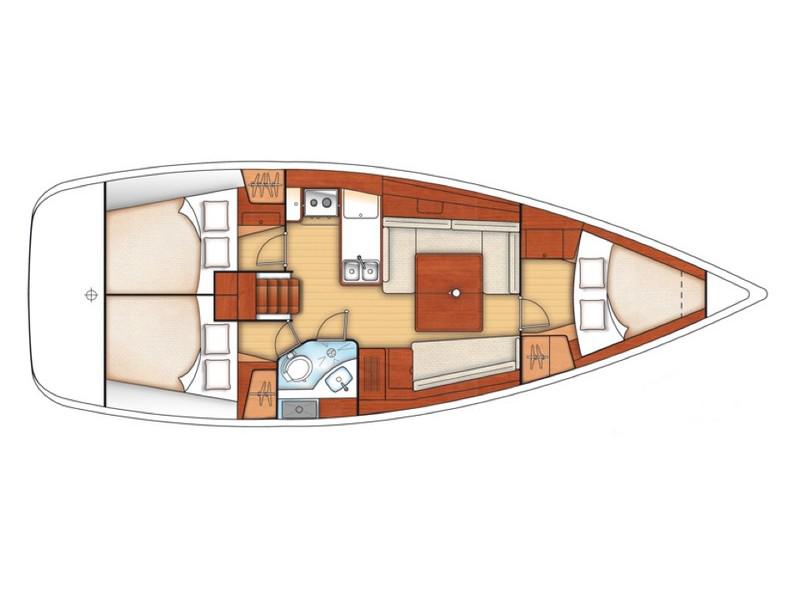 Book yachts online - sailboat - Oceanis 37 - Sifnos 37.3 - rent